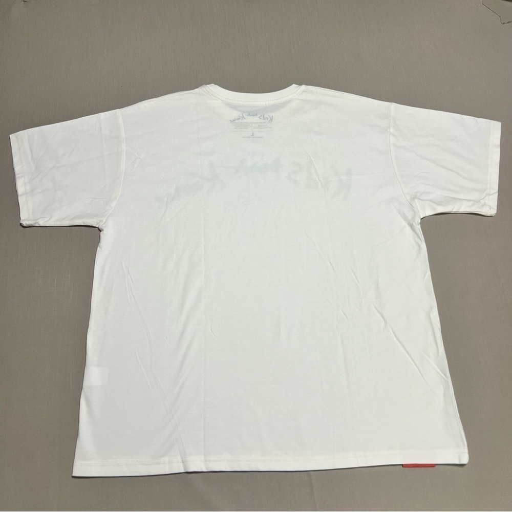 Kids Dont Know Graphic Logo T-Shirt White Organic Cotton Men’s Size Large - Picture 9 of 9